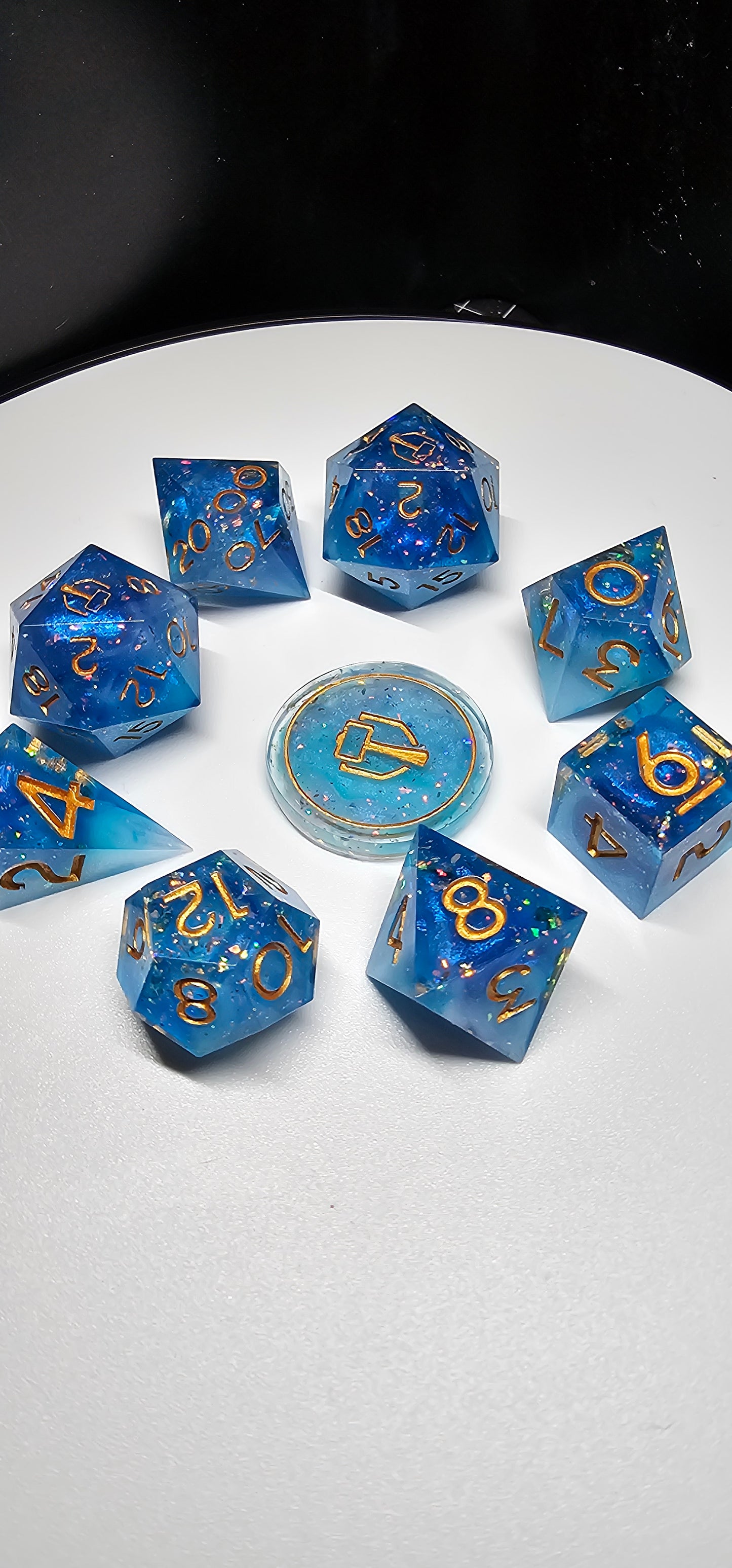 Azael Treasure 9-Piece Polyheadral Dice Set