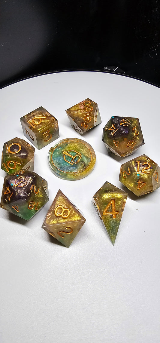 Southwood Coast 9-Piece Polyheadral Dice Set