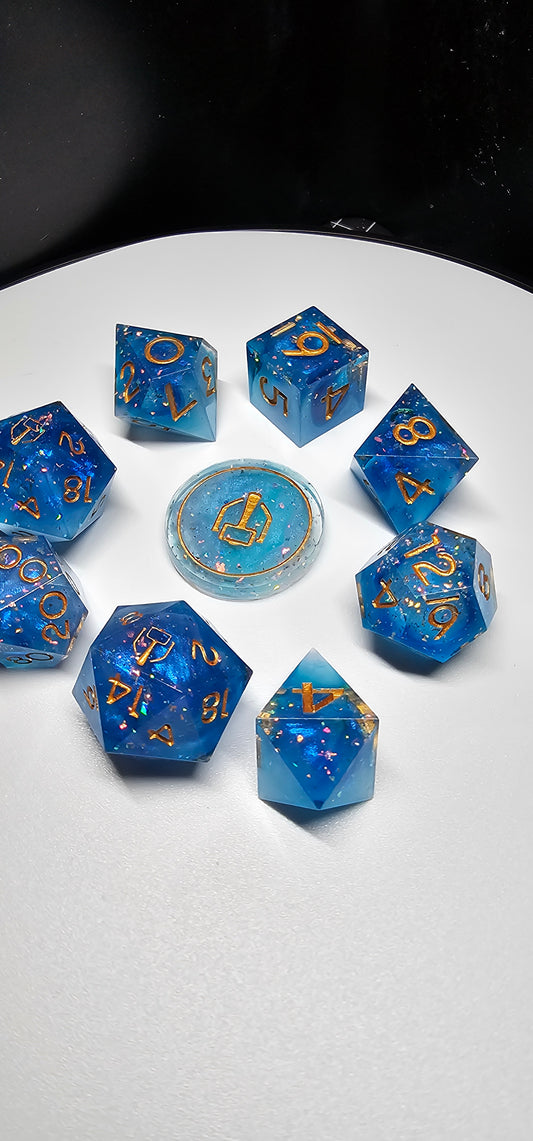 Azael Treasure 9-Piece Polyheadral Dice Set