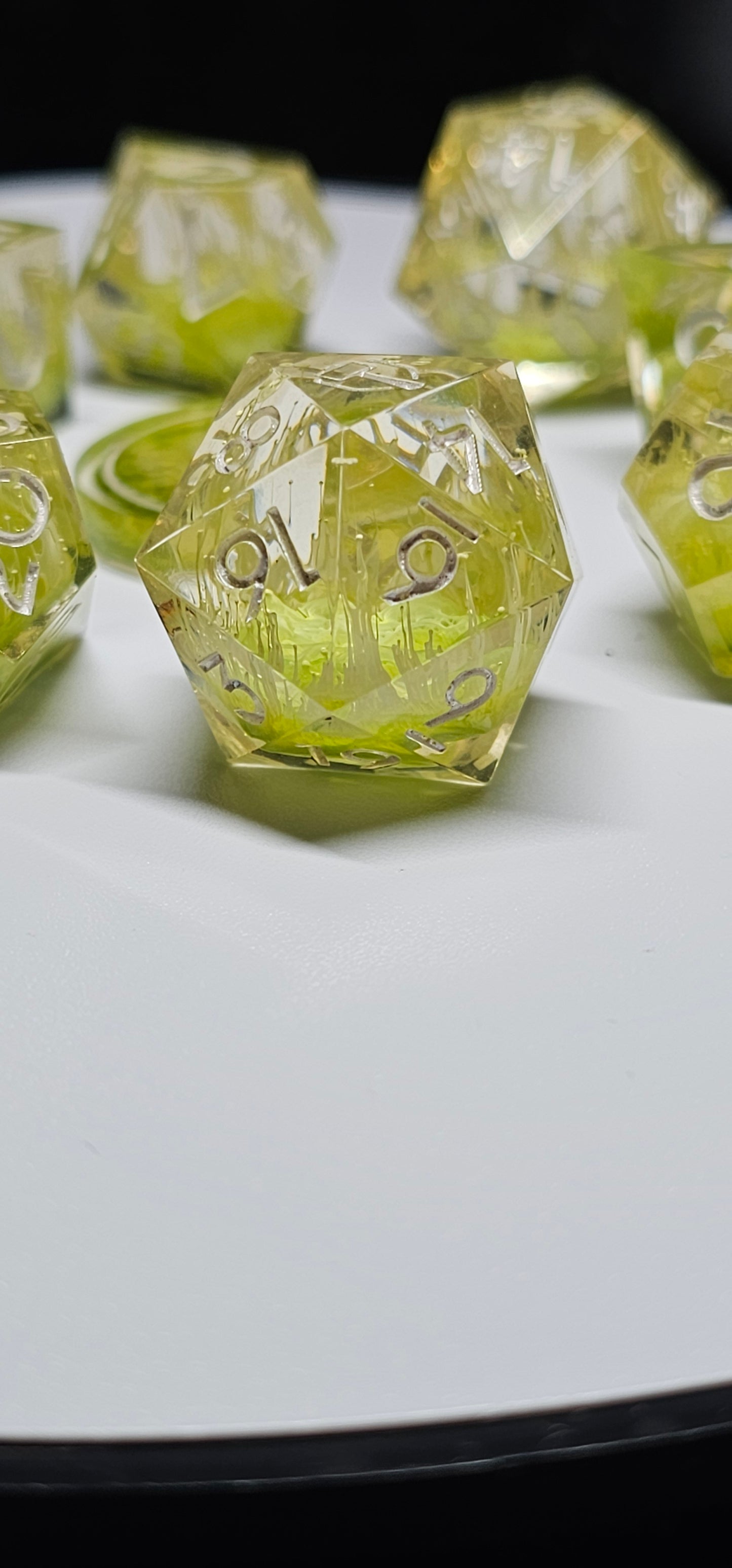 Elven Cave Moss 9-Piece Polyheadral Dice Set