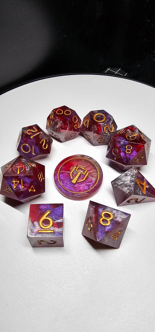 Boon of Stonemark 9-Piece Polyheadral Dice Set