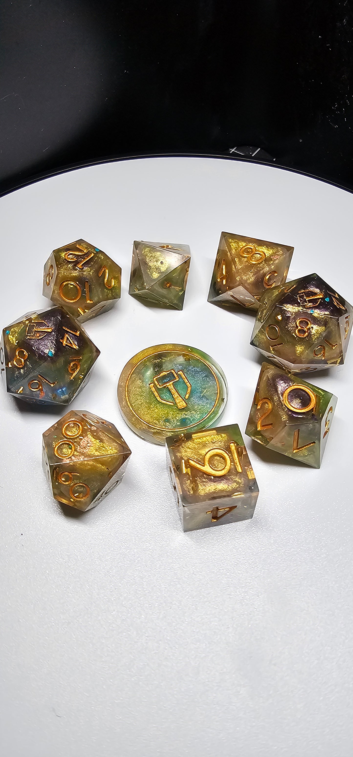 Southwood Coast 9-Piece Polyheadral Dice Set