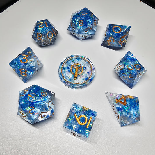 Royal Ward 9-Piece Polyheadral Dice Set