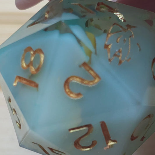 Shattered Sea Handmade Chonk D20