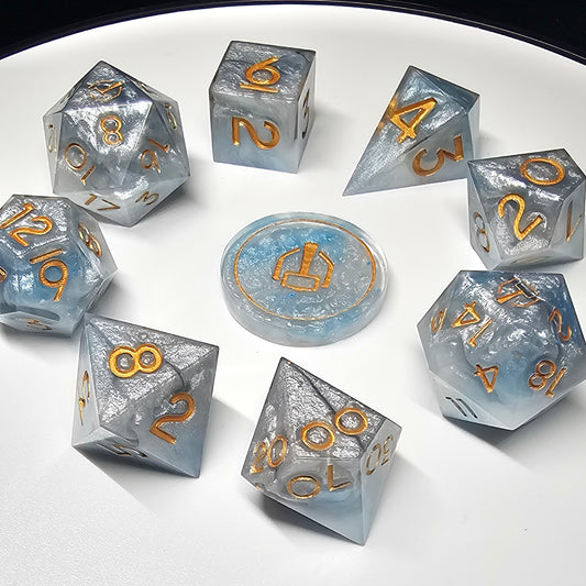 Pre Order Shadowhoney Selune 9-Piece Polyheadral Dice Set
